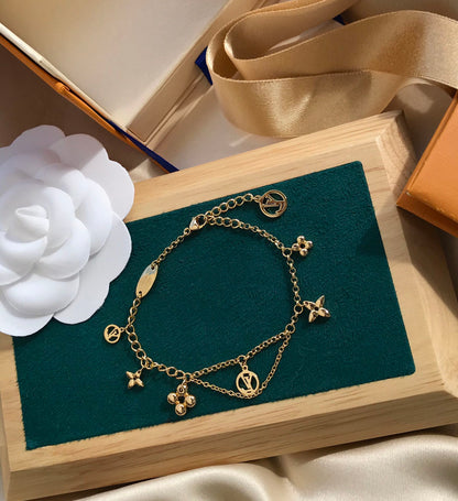 [Azure Tears]BLOOMING ROSE GOLD MOP BRACELET
