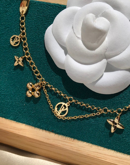 [Azure Tears]BLOOMING ROSE GOLD MOP BRACELET