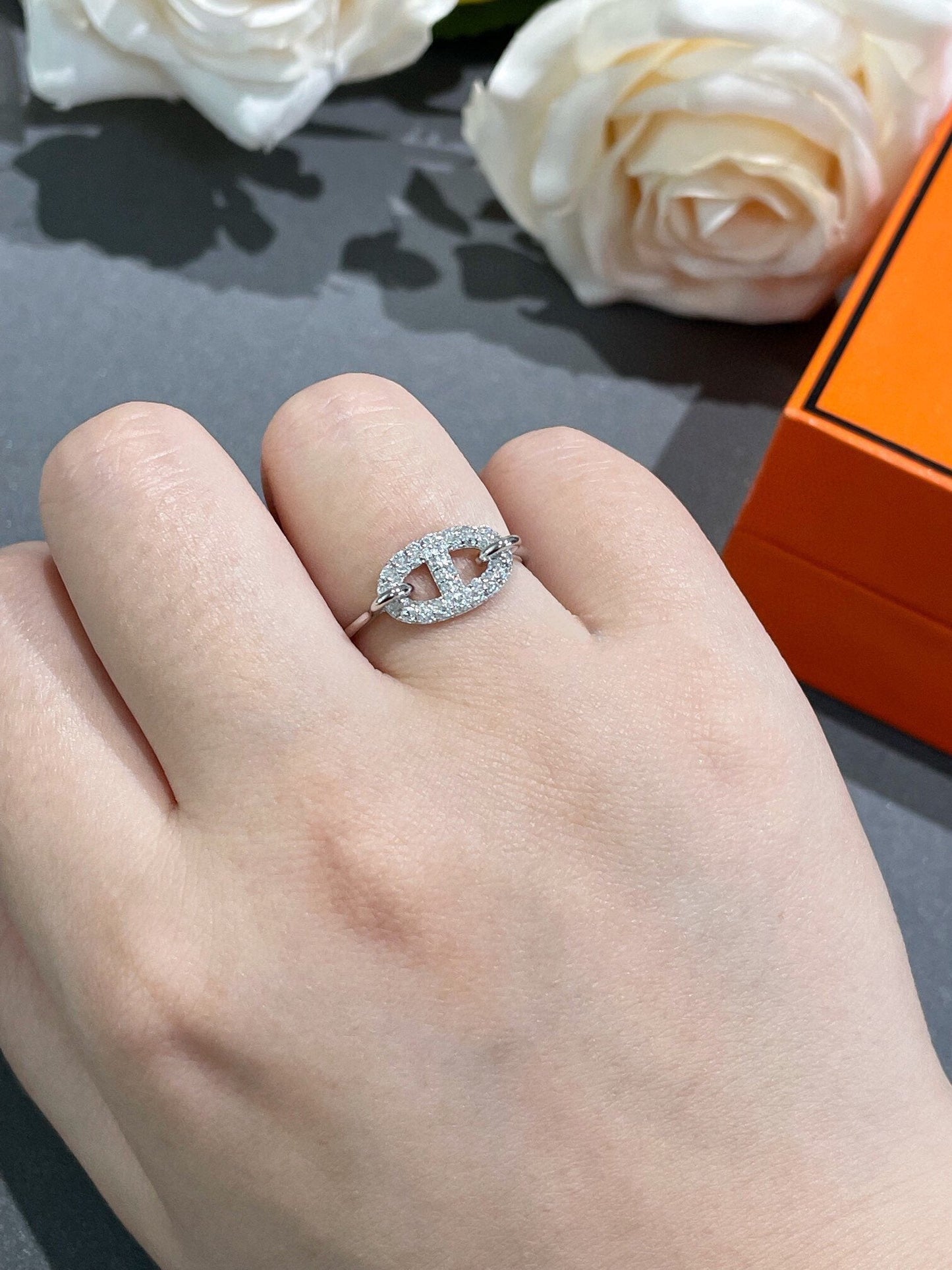 [Azure Tears]RONDE SMALL DIAMOND RING