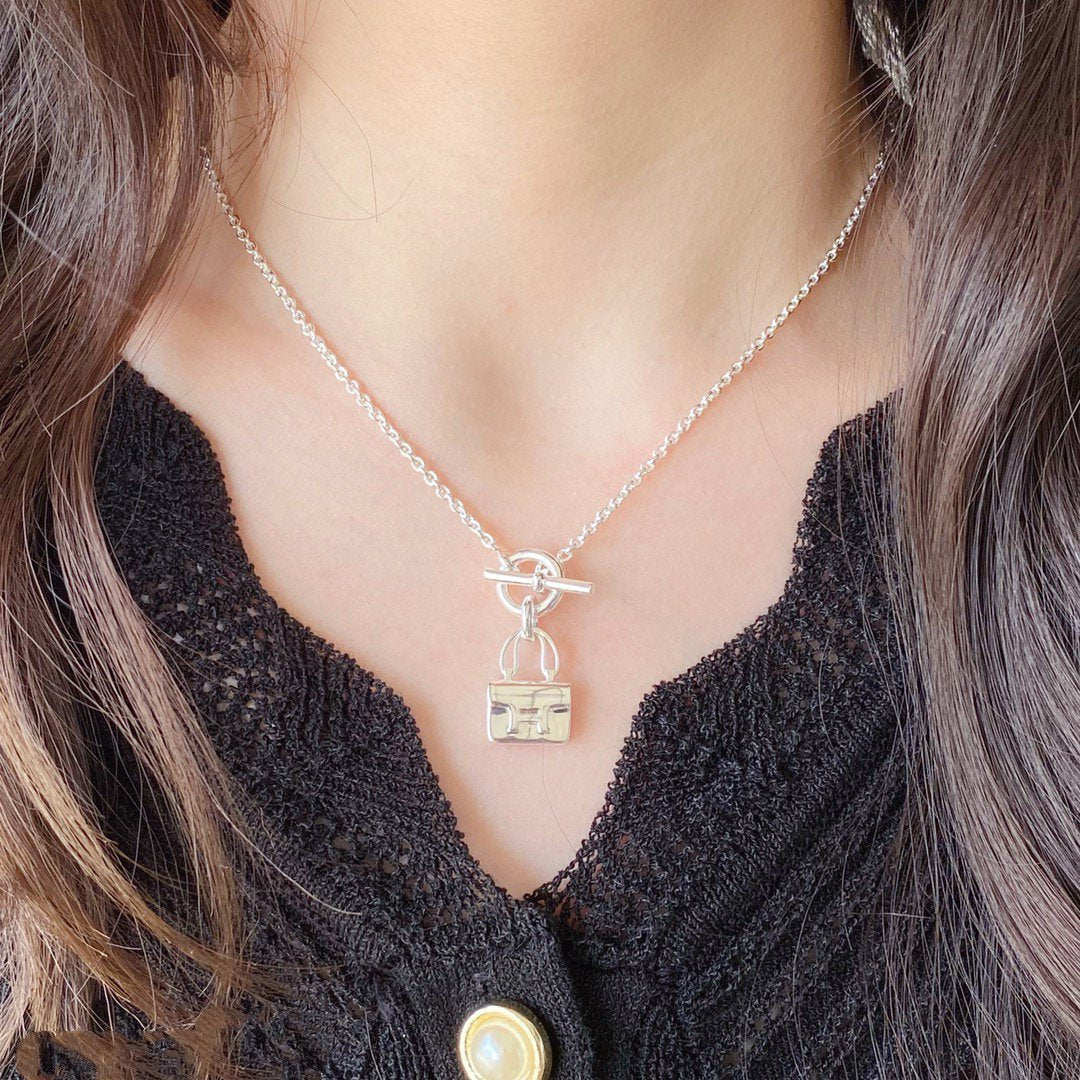[Azure Tears]CONSTANCE PEDANT SILVER NECKLACE