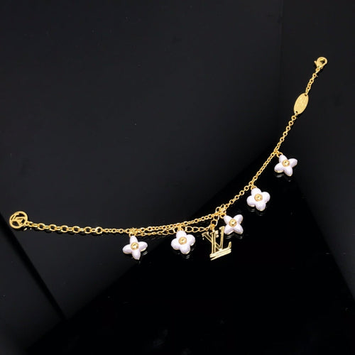 [Azure Tears]LOGO 6 MOTIF STAR AND SUN GOLD BRACELET