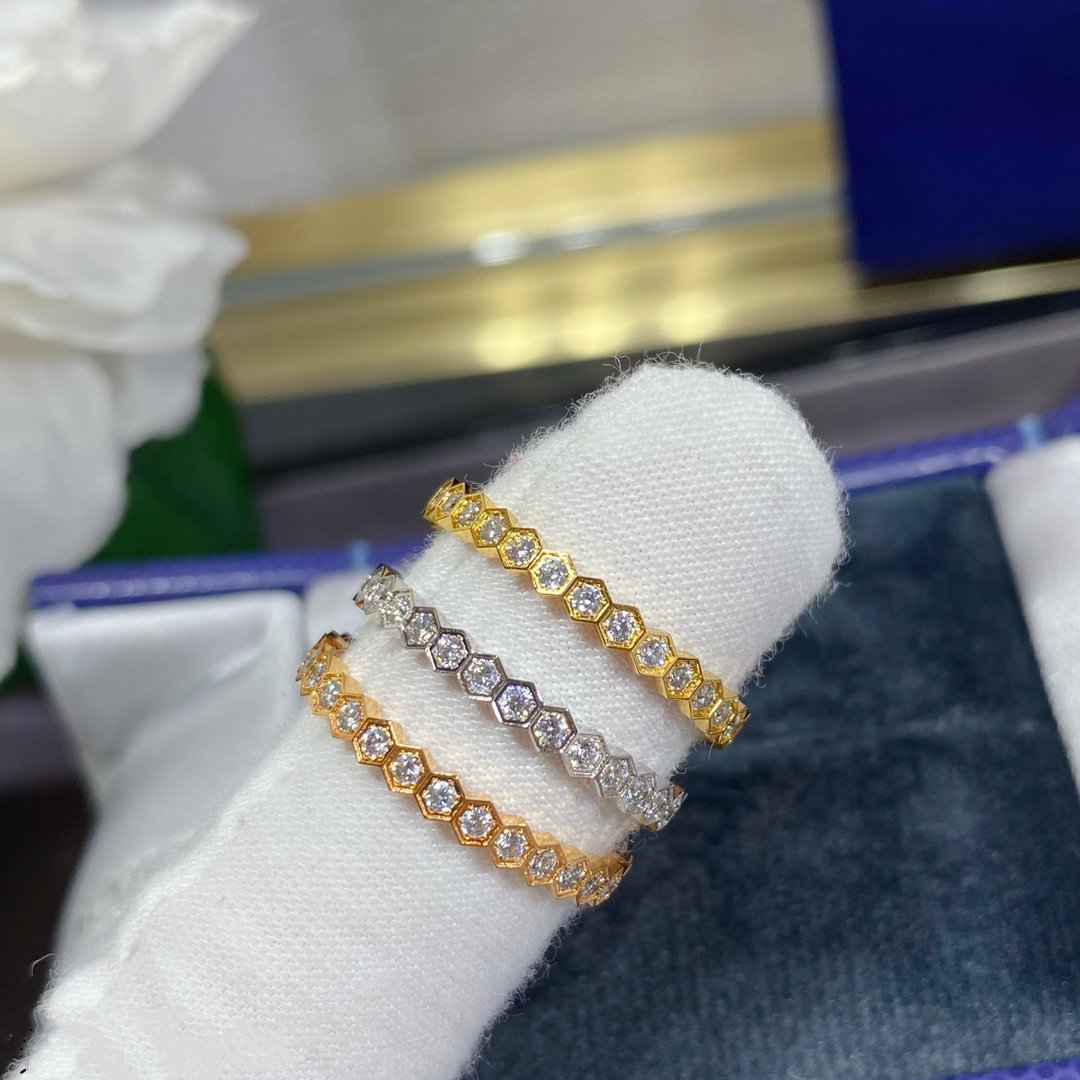 [Azure Tears]BEE LOVE DIAMOND PAVED SMALL RING