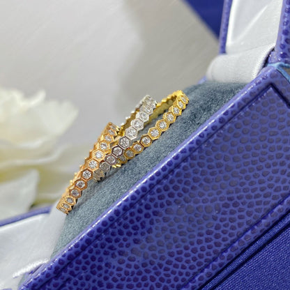 [Azure Tears]BEE LOVE DIAMOND PAVED SMALL RING