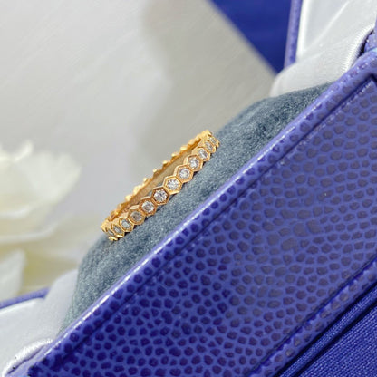 [Azure Tears]BEE LOVE DIAMOND PAVED SMALL RING