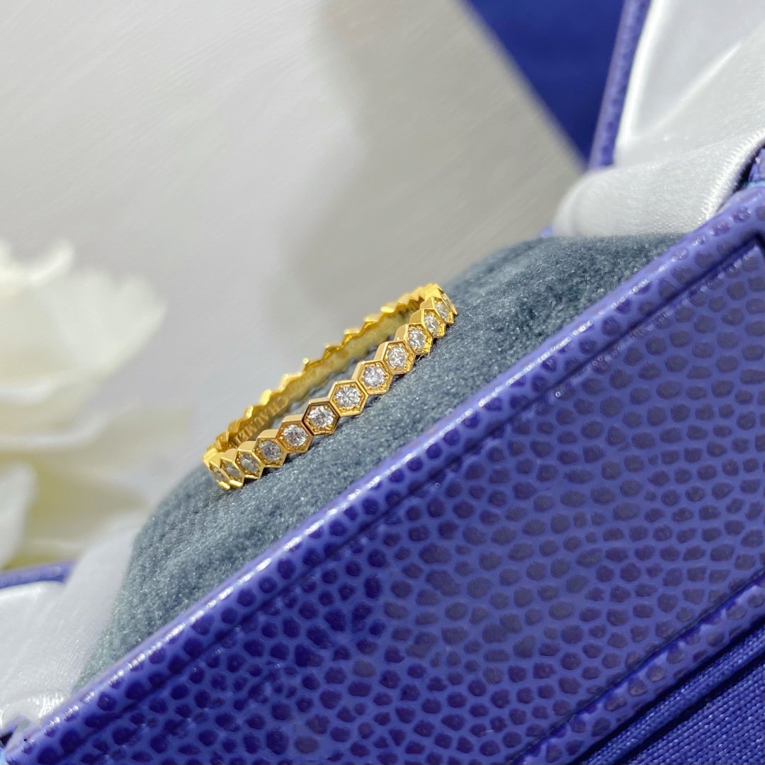 [Azure Tears]BEE LOVE DIAMOND PAVED SMALL RING