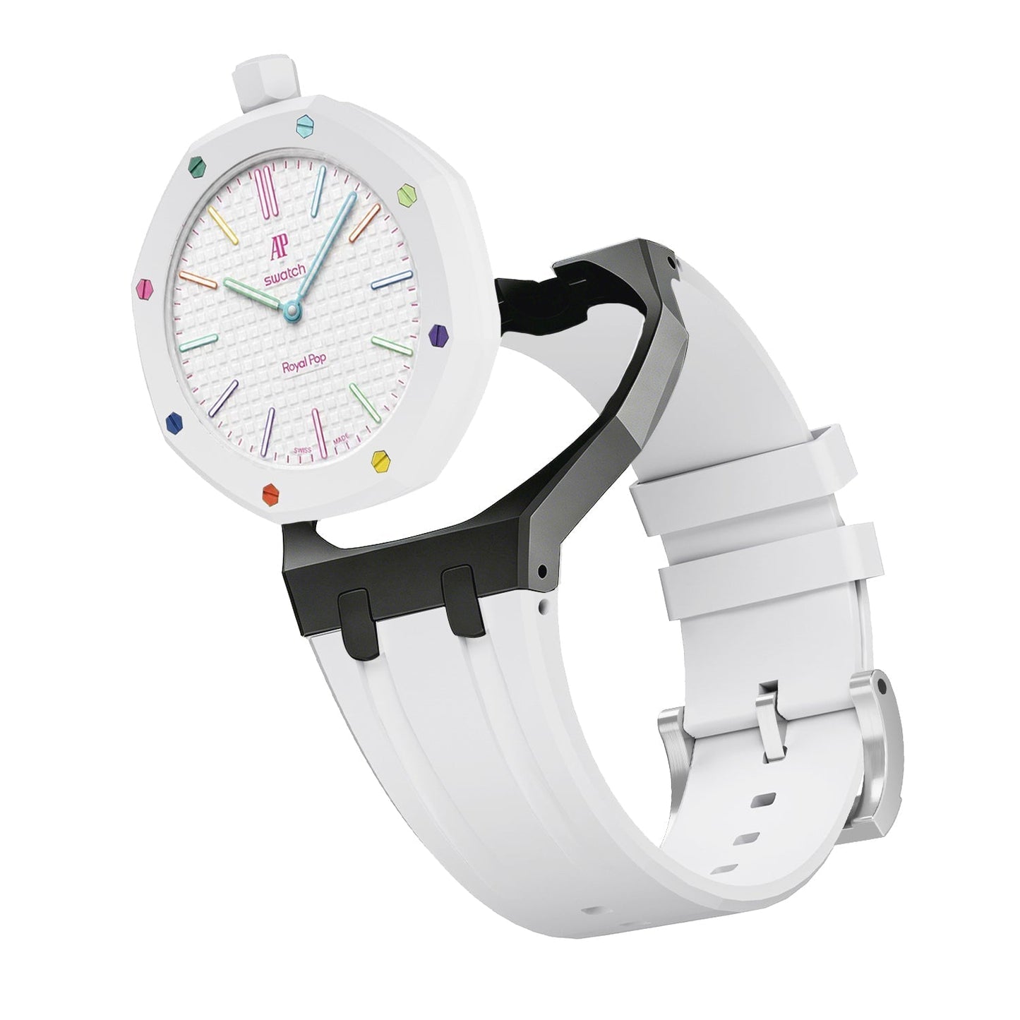 [Azure Tears]Royal Oak Pop Exclusive Bioceramic Case & Silicone Strap Mix Color
