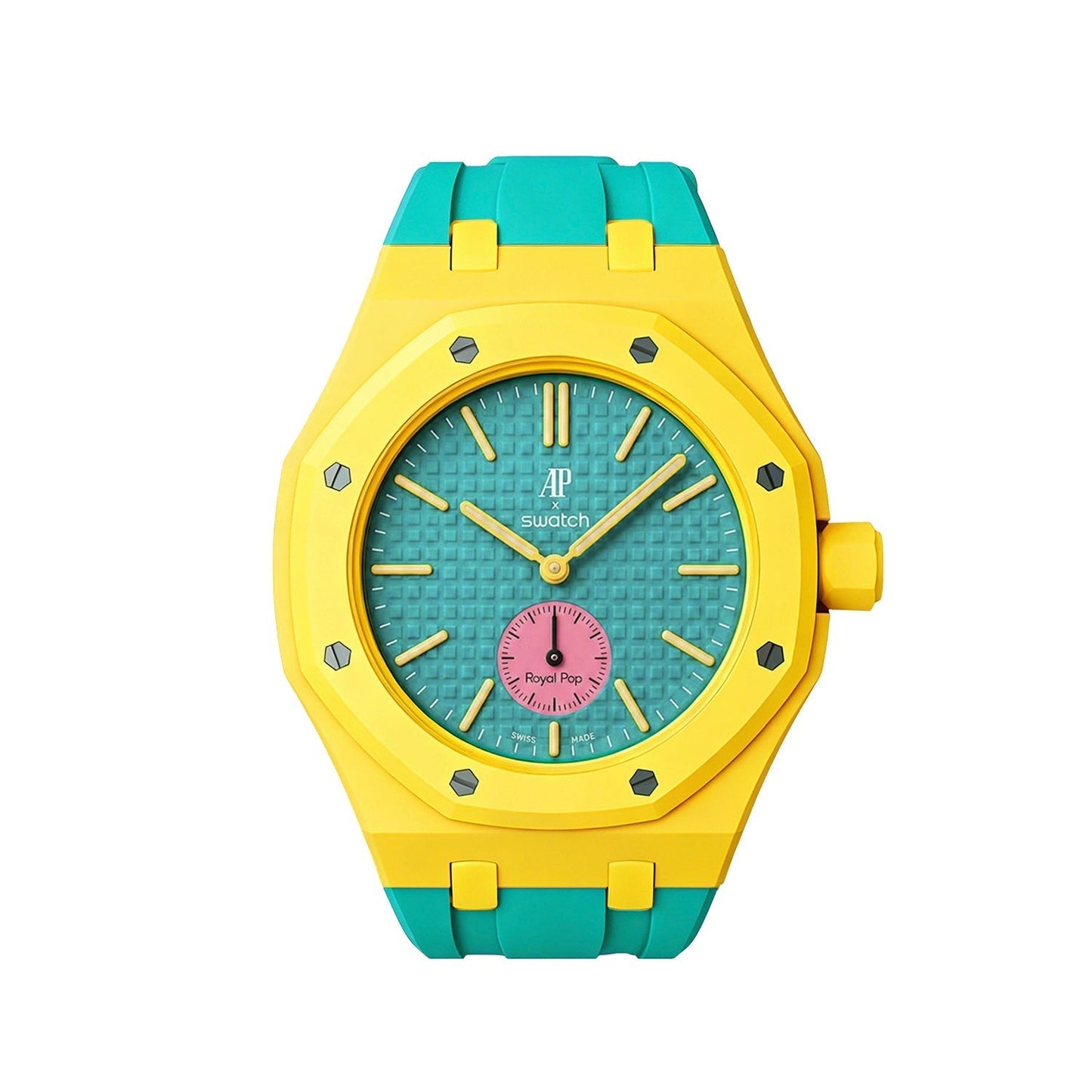 [Azure Tears]Royal Oak Pop Exclusive Bioceramic Case & Silicone Strap Mix Color