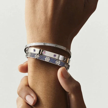 [Azure Tears]CLASSIC 6.1MM LOVE BRACELET 10-DIAMOND MULTICOLOR