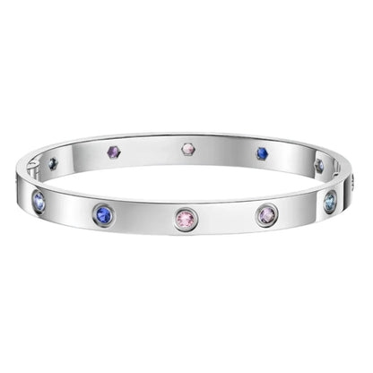 [Azure Tears]CLASSIC 6.1MM LOVE BRACELET 10-DIAMOND MULTICOLOR