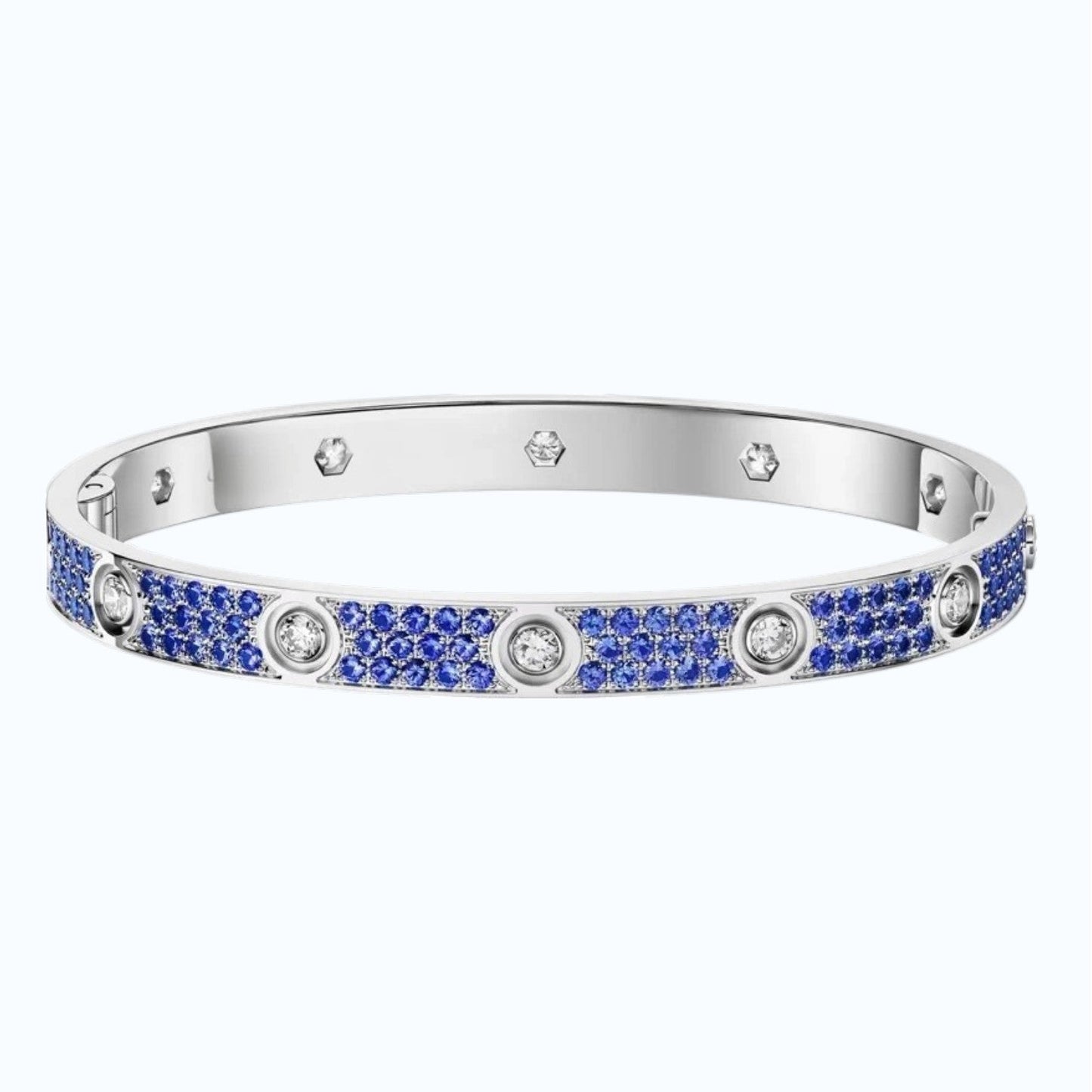 [Azure Tears]CLASSIC 6.1MM LOVE BRACELET 10-DIAMOND FULL PAVÉ
