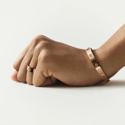 [Azure Tears]CLASSIC 6.1MM LOVE BRACELET 10-DIAMOND MULTICOLOR