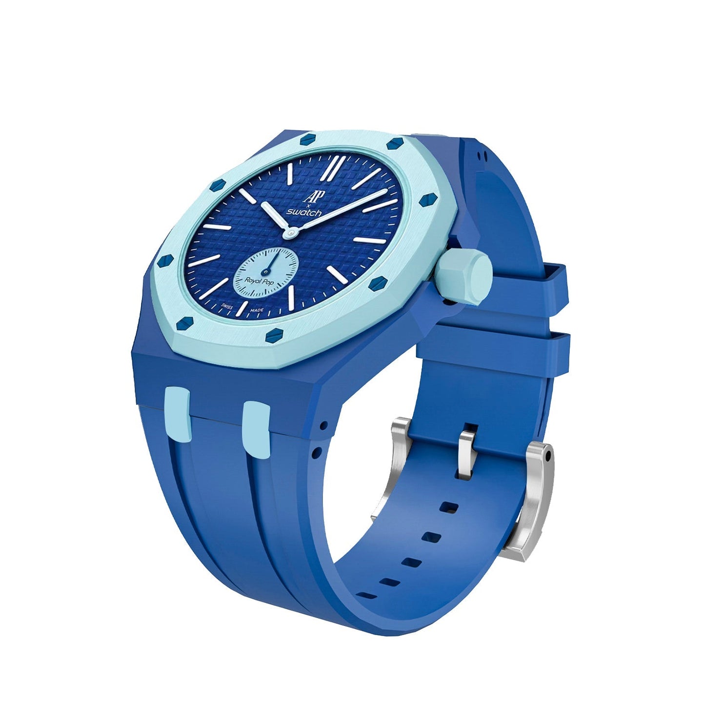 [Azure Tears]Royal Oak Pop Exclusive Bioceramic Case & Silicone Strap Mix Color