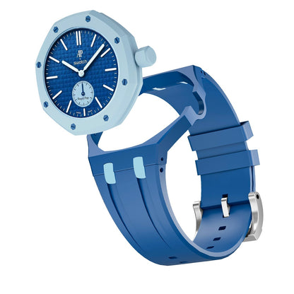 [Azure Tears]Royal Oak Pop Exclusive Bioceramic Case & Silicone Strap Mix Color