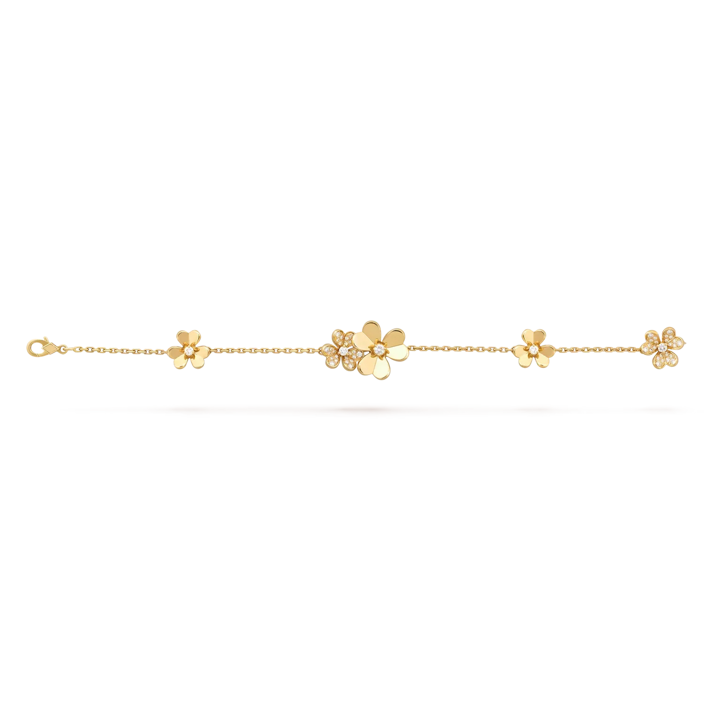 [Azure Tears]LUMINOUS BLOSSOM 5-MOTIF CHARM BRACELET