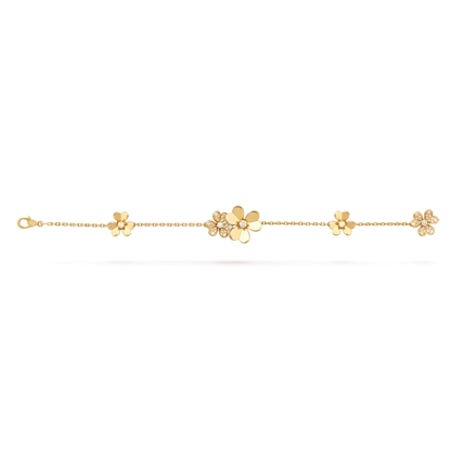 [Azure Tears]LUMINOUS BLOSSOM 5-MOTIF CHARM BRACELET
