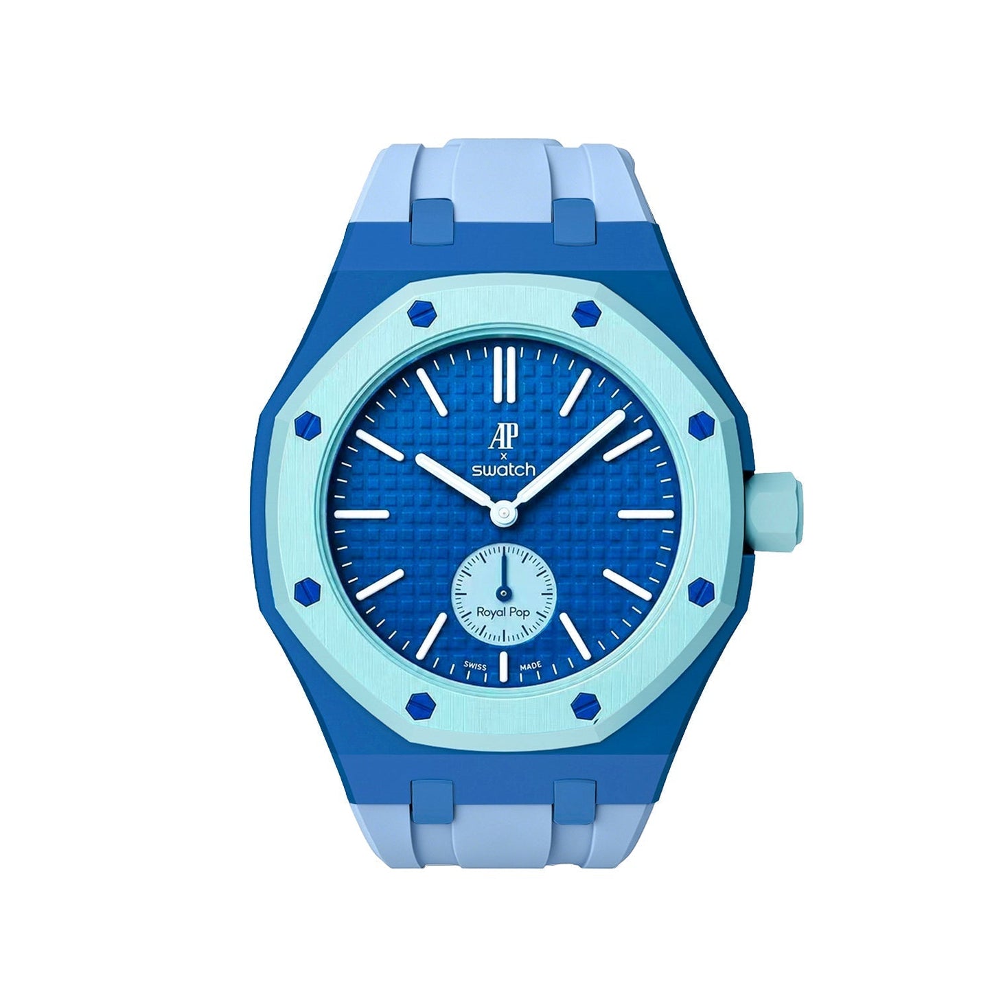 [Azure Tears]Royal Oak Pop Exclusive Bioceramic Case & Silicone Strap Mix Color