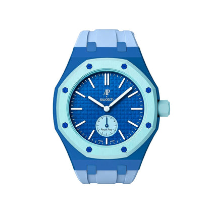 [Azure Tears]Royal Oak Pop Exclusive Bioceramic Case & Silicone Strap Mix Color