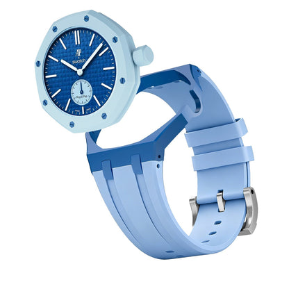 [Azure Tears]Royal Oak Pop Exclusive Bioceramic Case & Silicone Strap Mix Color