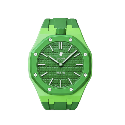 [Azure Tears]Royal Oak Pop Exclusive Bioceramic Case & Silicone Strap Mix Color