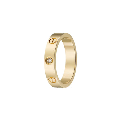 [Azure Tears]LOVE 4MM 1 DIAMOND RING