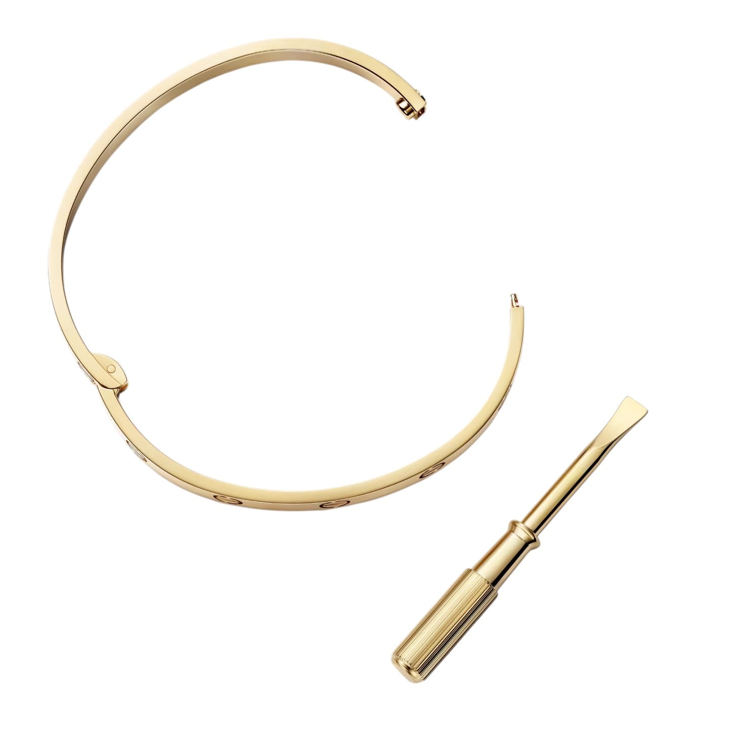 [Azure Tears]CLASSIC 6.1MM LOVE SINGLE-SCREW CLOSURE BANGLE