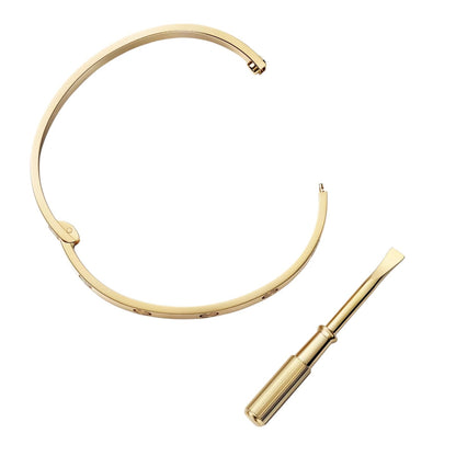 [Azure Tears]CLASSIC 6.1MM LOVE SINGLE-SCREW CLOSURE BANGLE