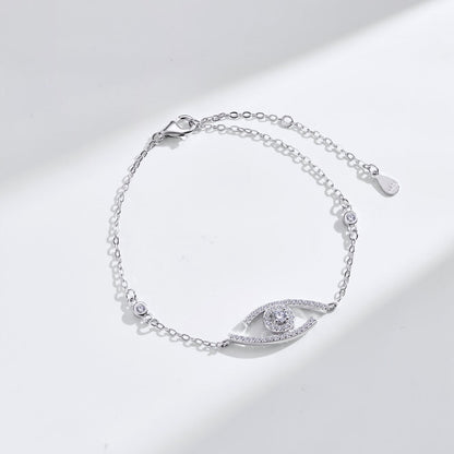 [Azure Tears]LUCKY EYE PAVÉ-SET DIAMOND BRACELET