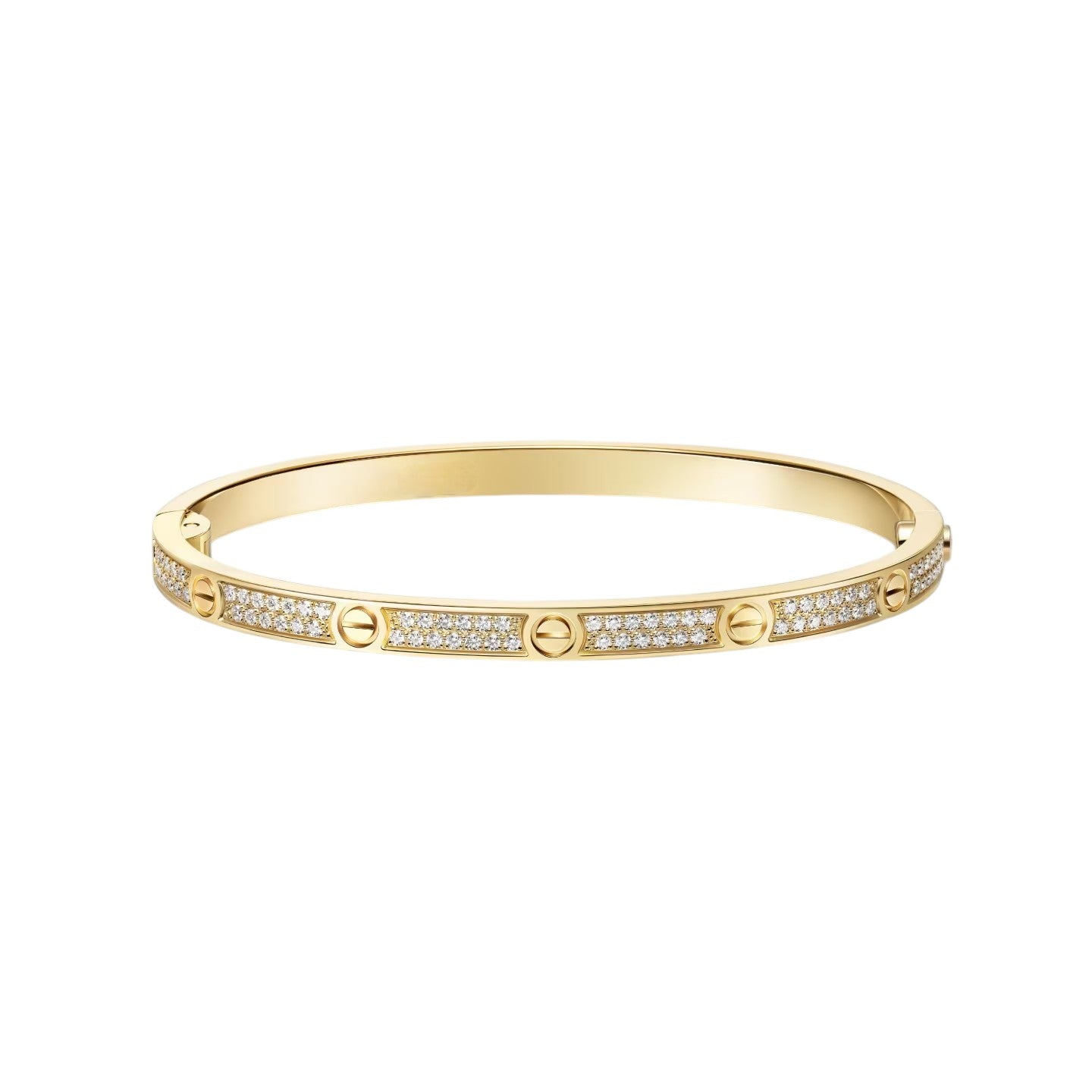 [Azure Tears]CLASSIC 3.65MM LOVE FULL PAVE BANGLE
