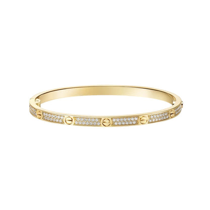 [Azure Tears]CLASSIC 3.65MM LOVE FULL PAVE BANGLE