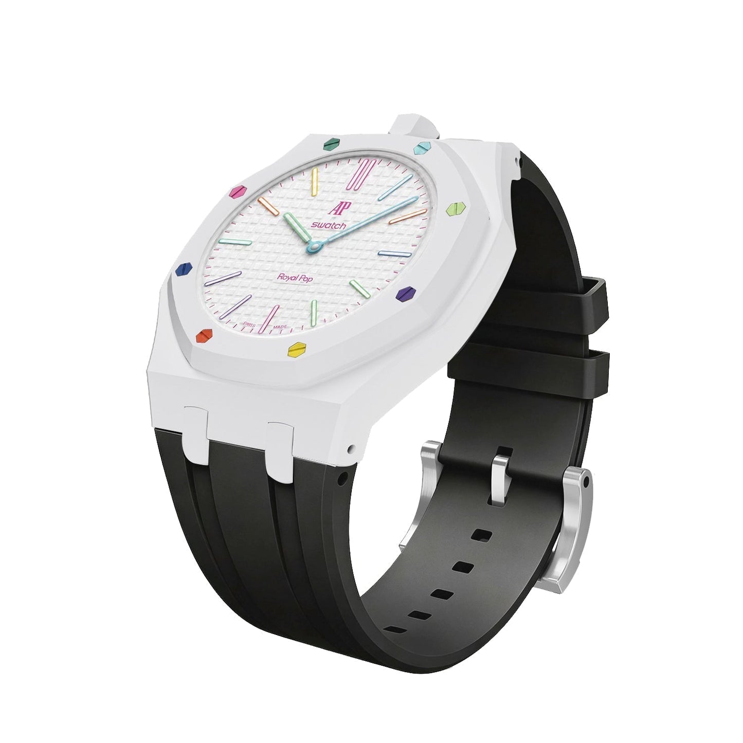 [Azure Tears]Royal Oak Pop Exclusive Bioceramic Case & Silicone Strap Mix Color