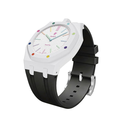 [Azure Tears]Royal Oak Pop Exclusive Bioceramic Case & Silicone Strap Mix Color