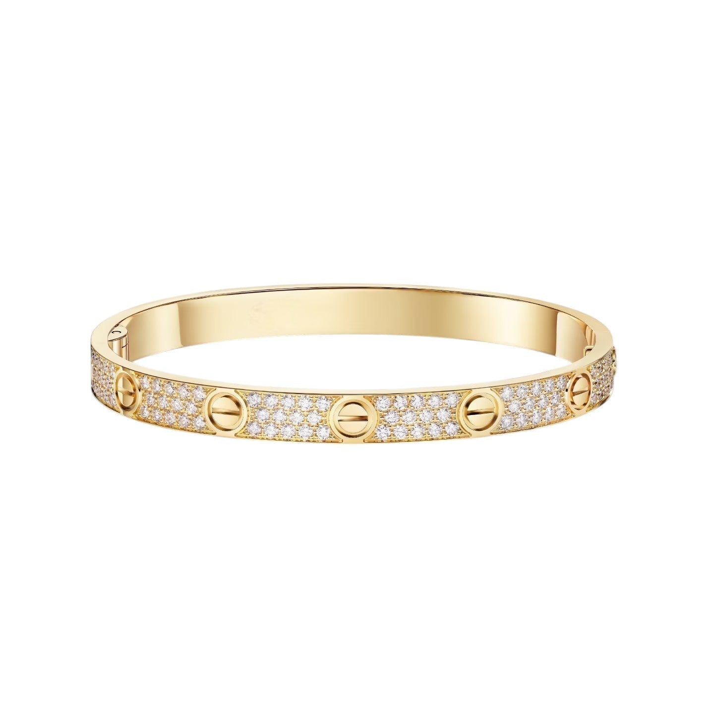 [Azure Tears]CLASSIC 6.1MM LOVE BANGLE - FULL PAVÉ
