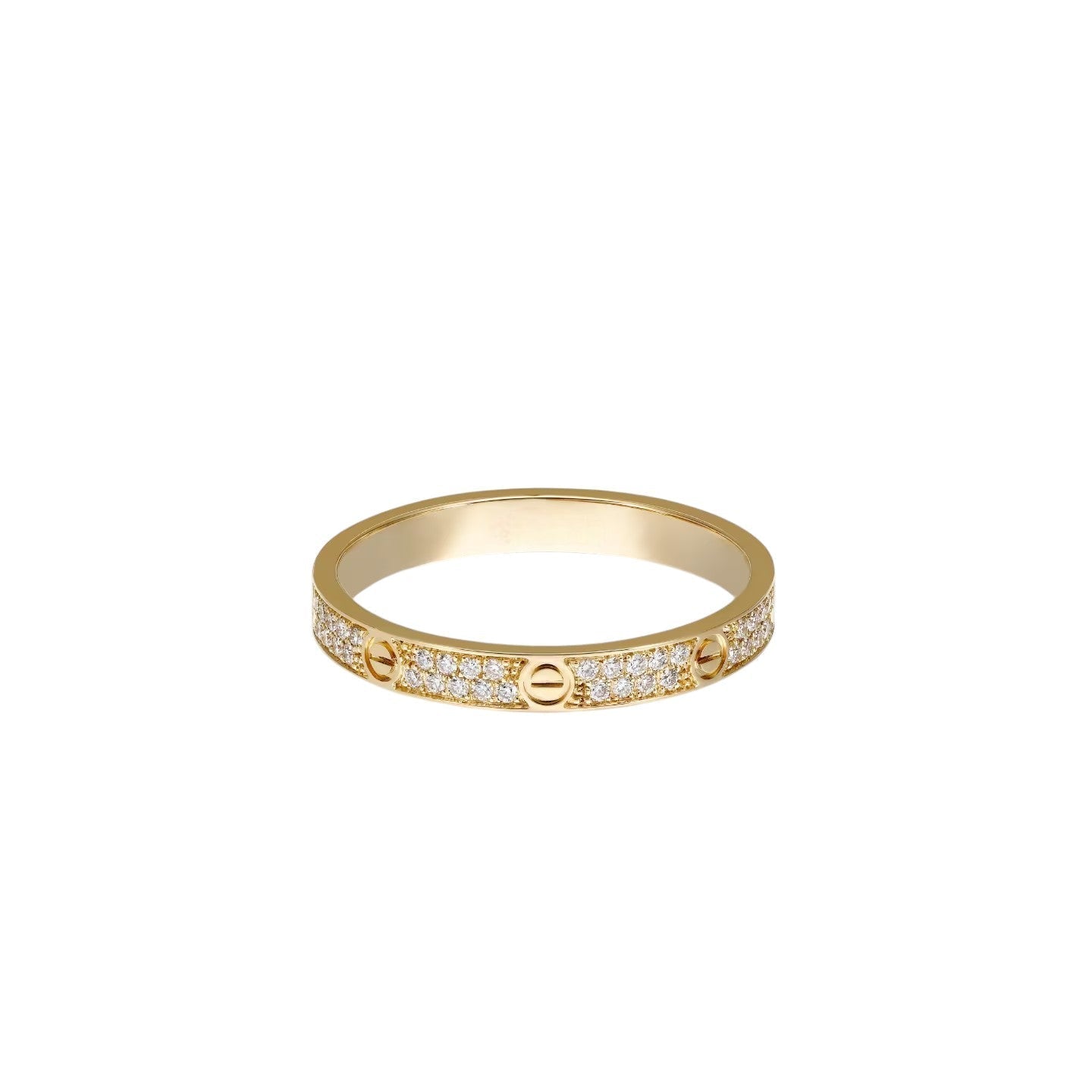 [Azure Tears]LOVE 2.6MM PAVÉ DIAMOND RING