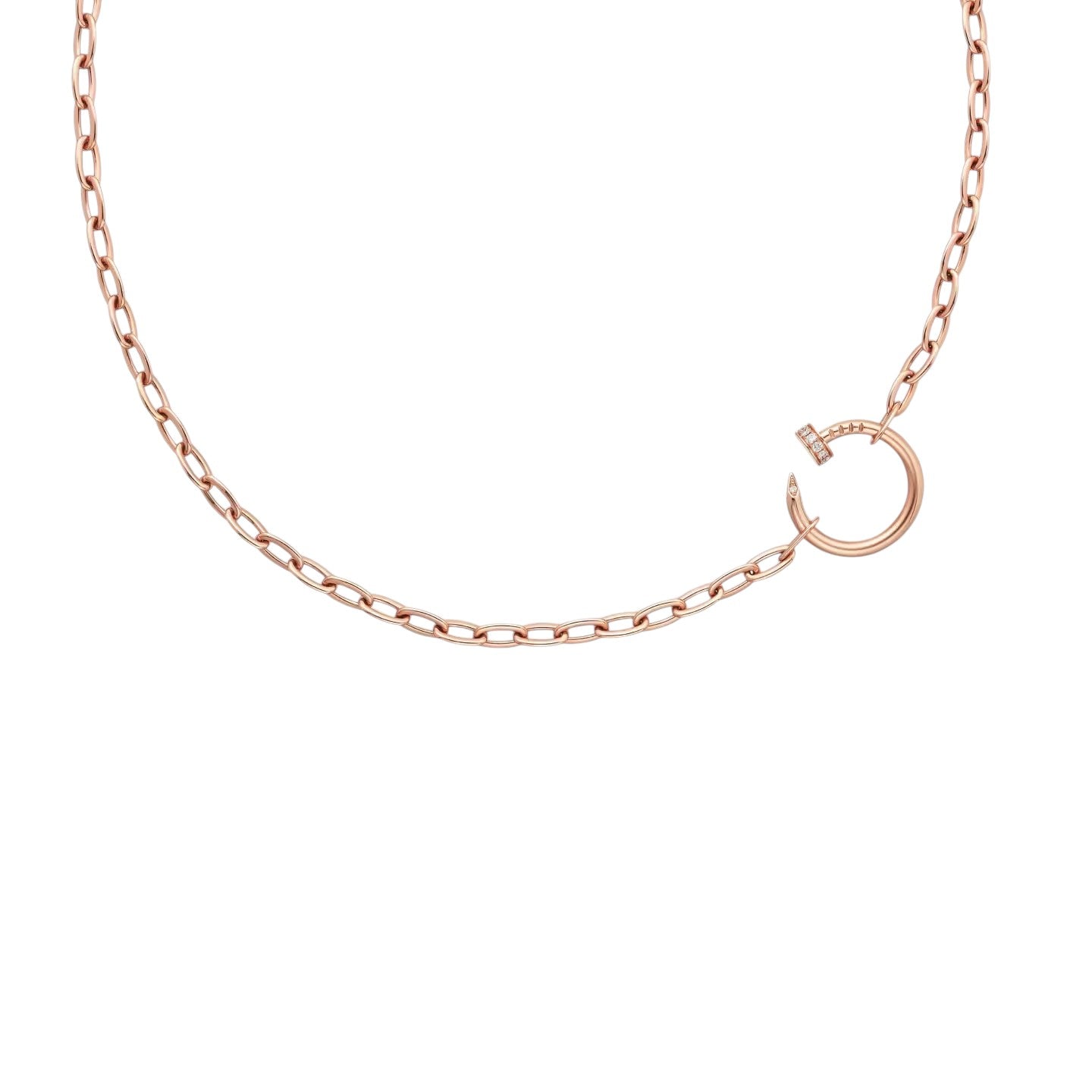 [Azure Tears]CLOU DIAMOND NAIL PENDANT NECKLACE