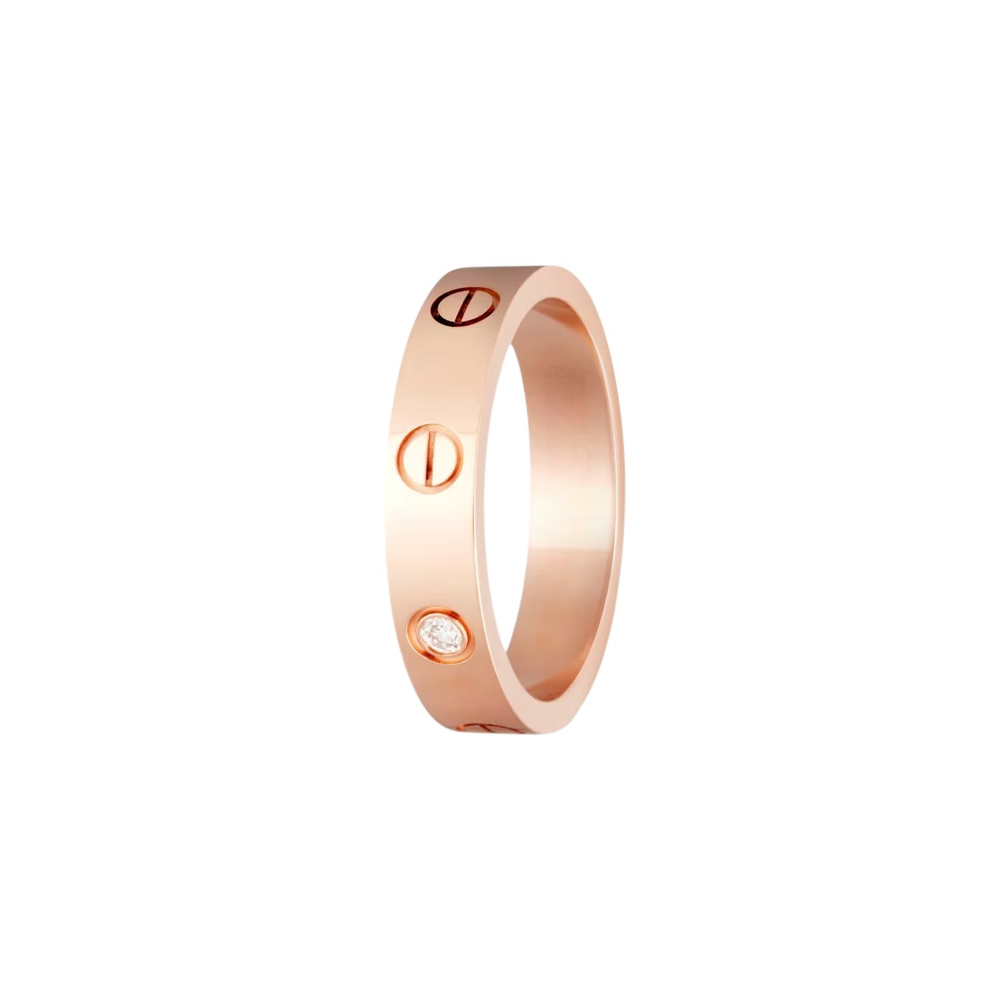 [Azure Tears]LOVE 4MM 1 DIAMOND RING