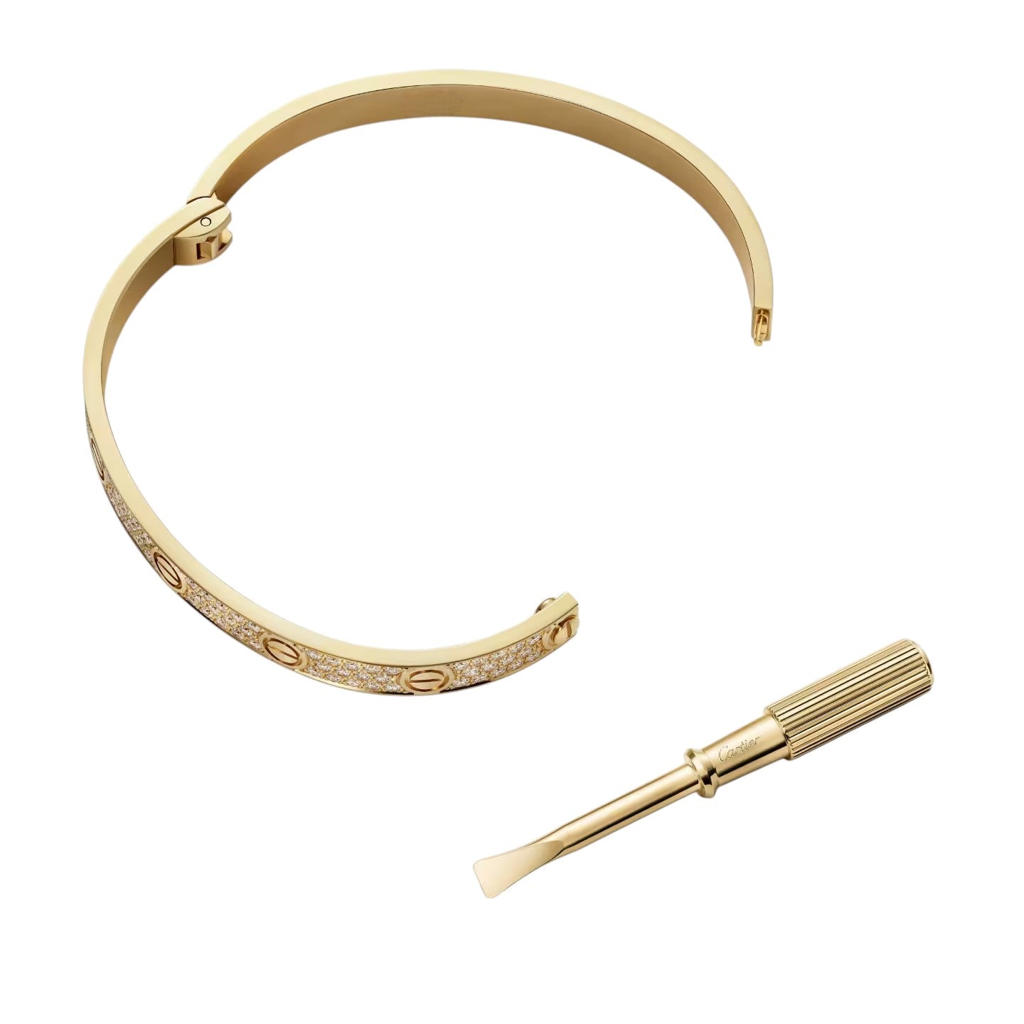 [Azure Tears]CLASSIC 6.1MM LOVE BANGLE - FULL PAVÉ