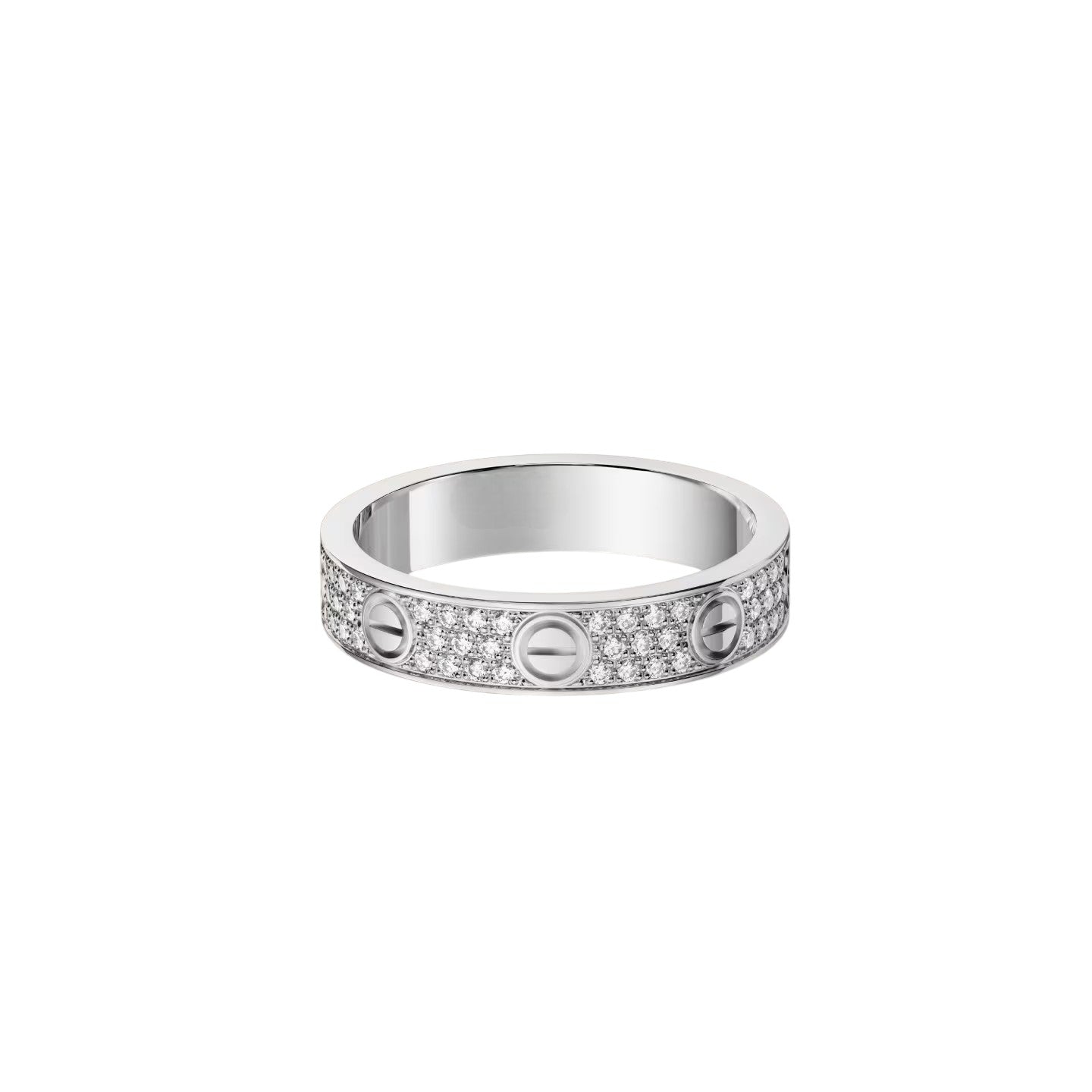 [Azure Tears]LOVE 4MM PAVÉ DIAMOND RING