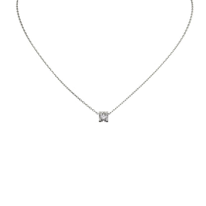 [Azure Tears]C DE PENDANT DIAMOND NECKLACE