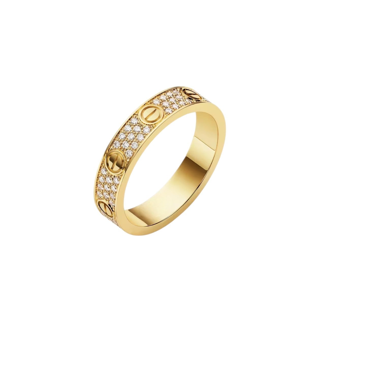 [Azure Tears]LOVE 4MM PAVÉ DIAMOND RING