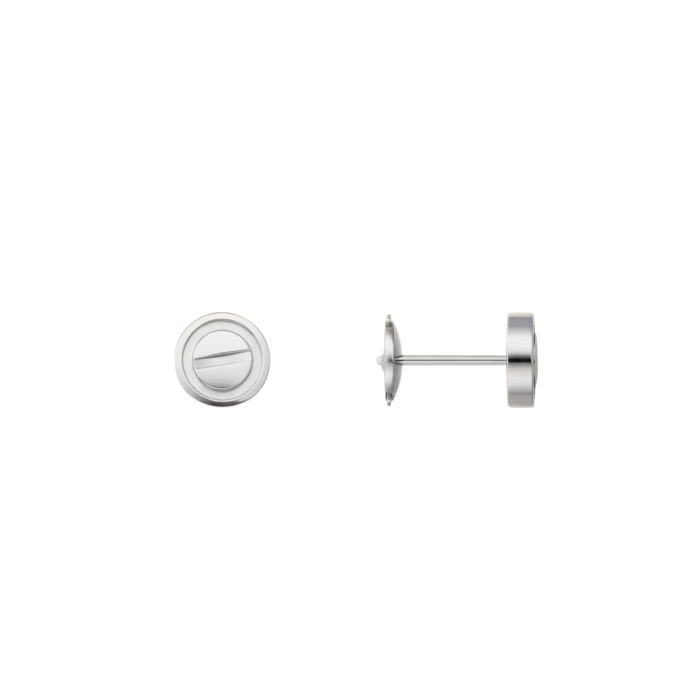 [Azure Tears]LOVE 7.2MM HOOP EARRINGS