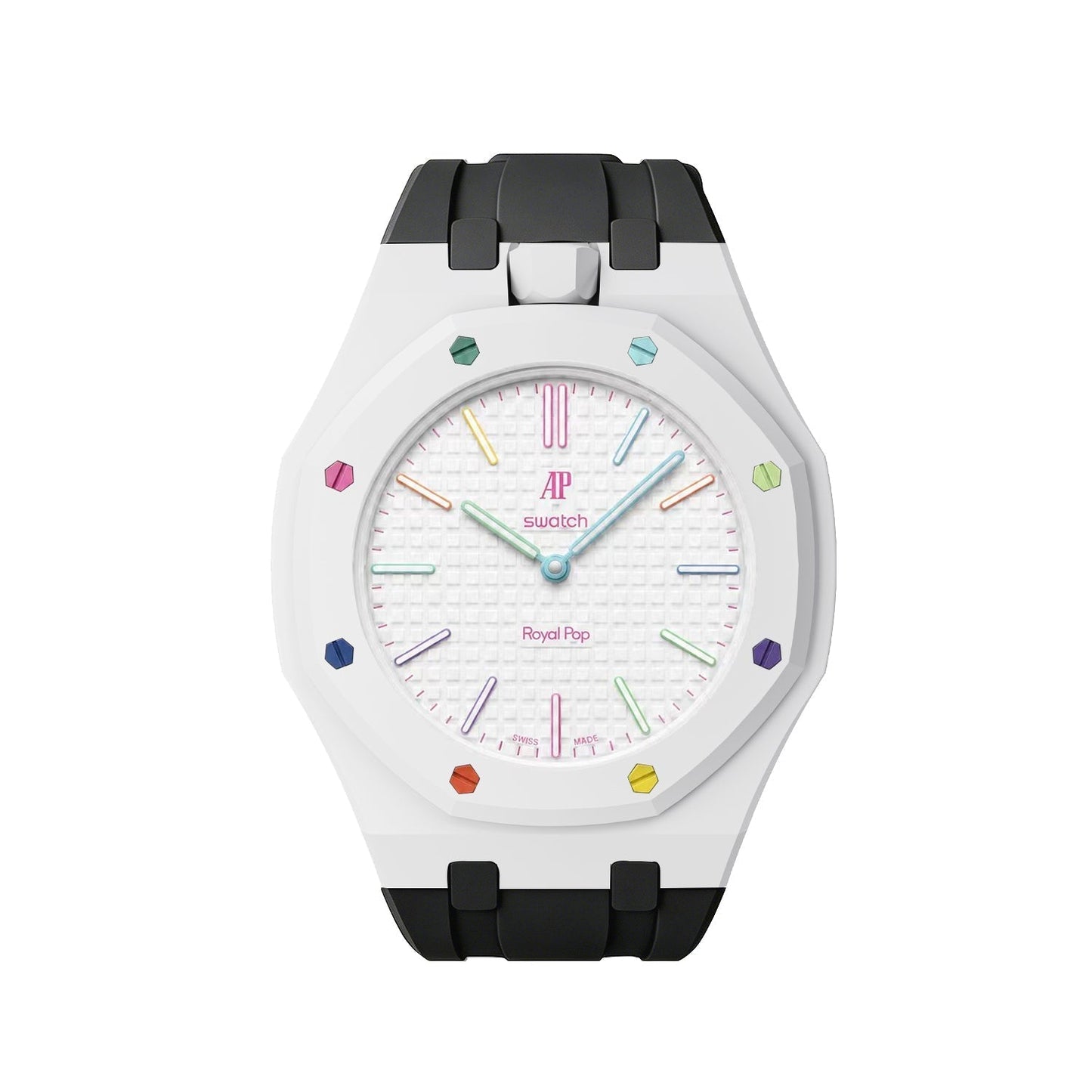 [Azure Tears]Royal Oak Pop Exclusive Bioceramic Case & Silicone Strap Mix Color