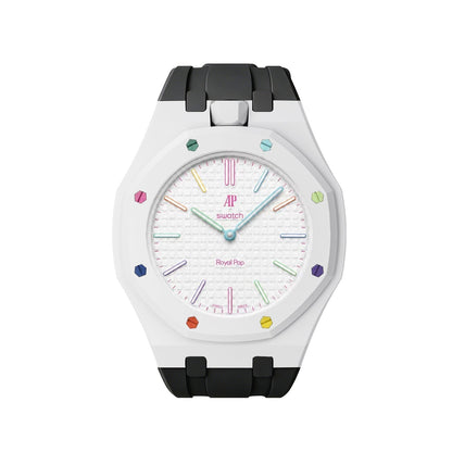 [Azure Tears]Royal Oak Pop Exclusive Bioceramic Case & Silicone Strap Mix Color