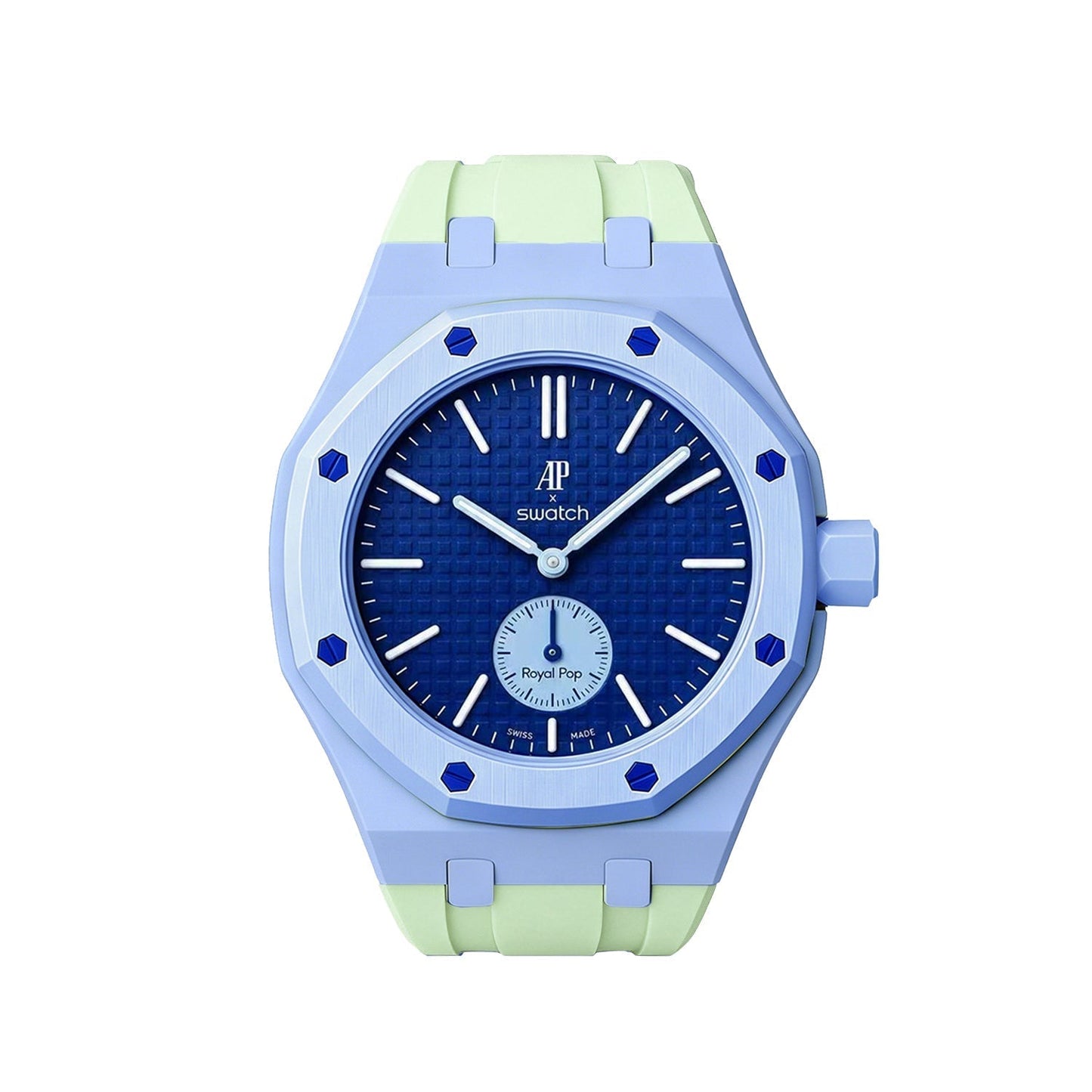 [Azure Tears]Royal Oak Pop Exclusive Bioceramic Case & Silicone Strap Mix Color
