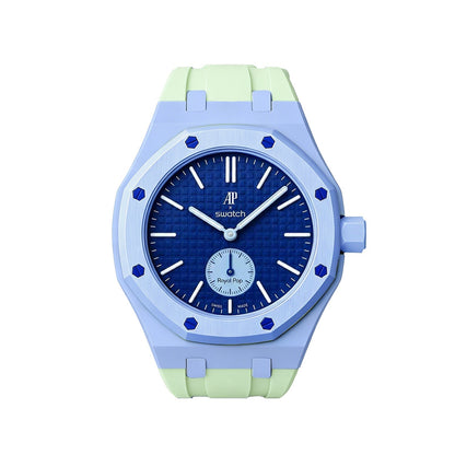 [Azure Tears]Royal Oak Pop Exclusive Bioceramic Case & Silicone Strap Mix Color