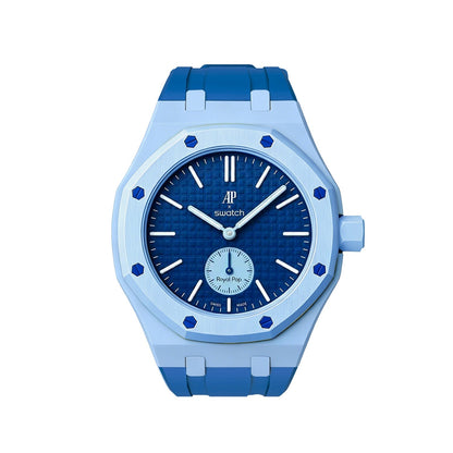 [Azure Tears]Royal Oak Pop Exclusive Bioceramic Case & Silicone Strap Mix Color