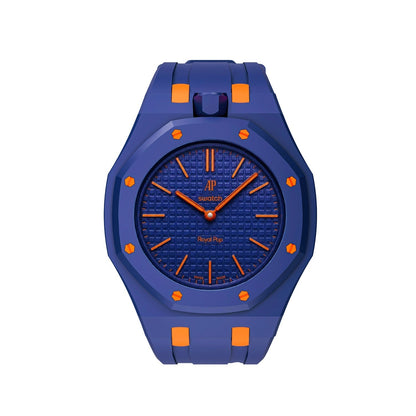 [Azure Tears]Royal Oak Pop Exclusive Bioceramic Case & Silicone Strap Mix Color
