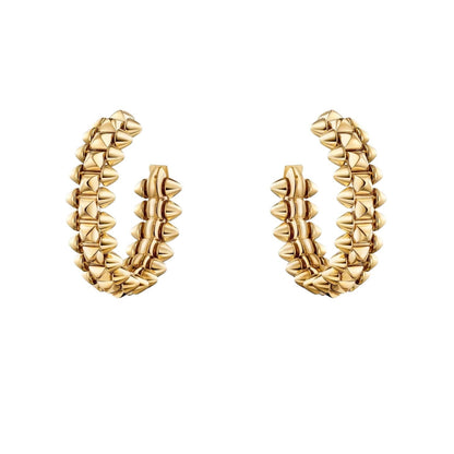 [Azure Tears]CLASH DE 6.4MM HOOP SMALL MODEL EARRINGS