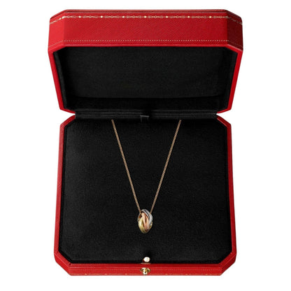 [Azure Tears]TRI-COLOR SQUARE RING NECKLACE