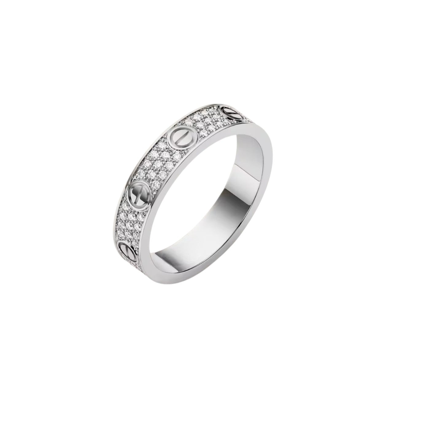 [Azure Tears]LOVE 4MM PAVÉ DIAMOND RING