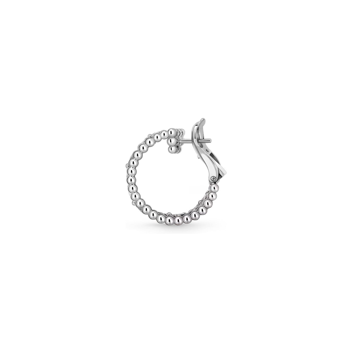 [Azure Tears]KALEIDOSCOPE CLOVER HOOP EARRINGS